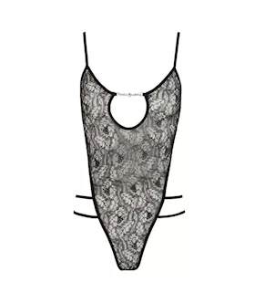 Floral Lace G-string Bodysuit