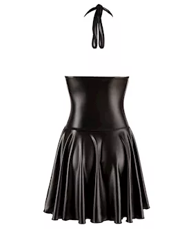 Full Zip Wetlook Dress