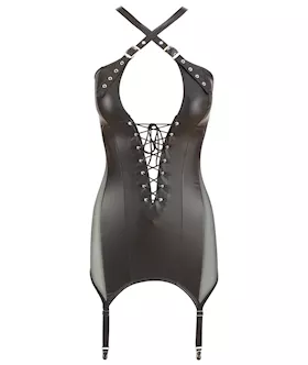 Matte Suspender Mini Dress 
