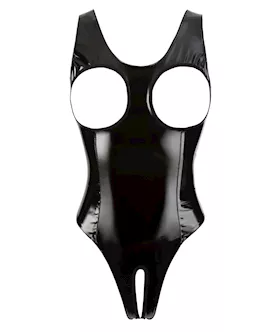 Vinyl Open Cup Bodysuit