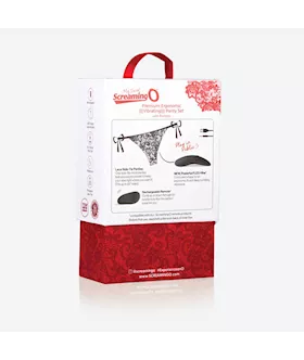 My Secret Remote Control Vibrating Panty Set