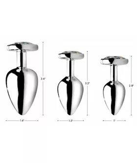 Prism Heart Anal Plug - 3.2 Inch