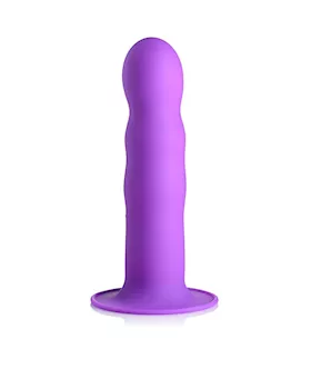 Squeezable Wavy Dildo - 7.2 Inch