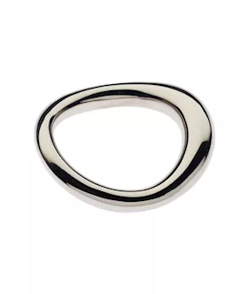 Kink Range Stainless Steel Bent Cock Ring  475mm