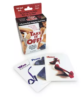 Take It Off Stripping Card Game