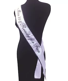 Miss 21 And Ready For Fun Sash