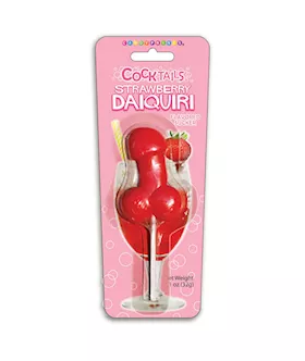 Strawberry Daquiri Cocktail Sucker