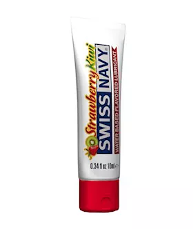 Swiss Navy Strawberry Kiwi Flavoured Lubricant  10ml
