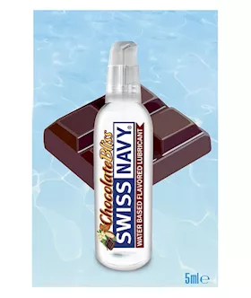Swiss Navy Chocolate Bliss Flavoured Lubricant - 5ml Foil
