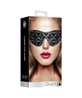 Luxury Eye Mask- Black