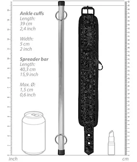 Luxury Spreader Bar With Ankle Cuffs