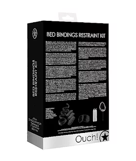Bed Bindings Restraint Kit- Black