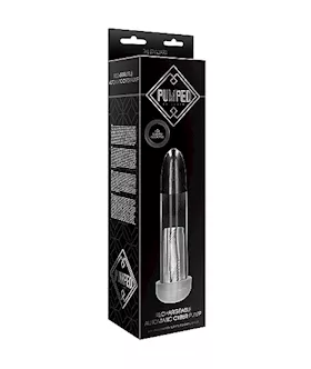 Rechargeable Automatic Cyber Pump With Sleeve- Transparent