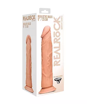Realistic Suction Dildo - 9 Inches