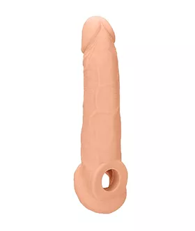 Penis Extender With Rings- 22cm Flesh