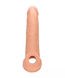 Penis Extender With Rings- 22cm Flesh