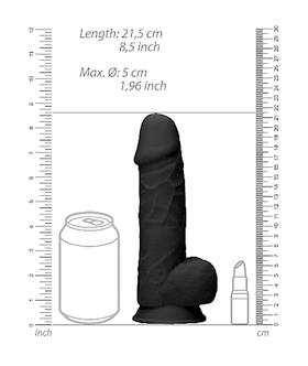 Silicone Dildo With Balls