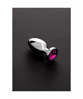 Jeweled Butt Plug Pink Small