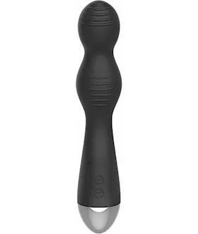 Remote Controlled E-stim And Vibrating G/p-spot Vibrator Black