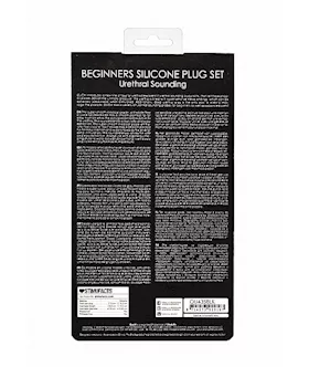 Silicone Beginners Plug Set- Black