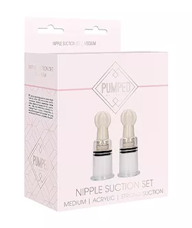Nipple Suction Set Medium- Transparent