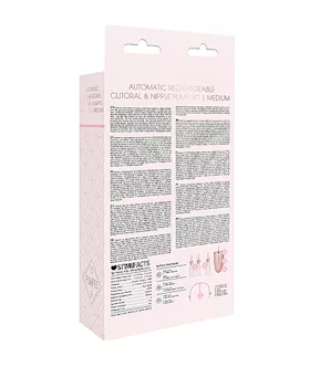 Automatic Rechargeable Clitoral And Nipple Pump Set