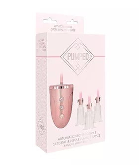Automatic Rechargeable Clitoral And Nipple Pump Set