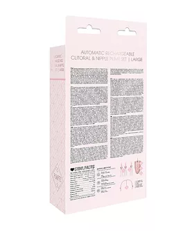 Automatic Rechargeable Clitoral And Nipple Pump Set