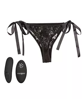 Remote Control Lace Thong Set