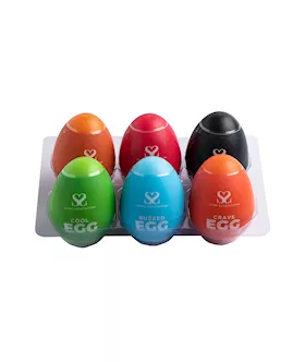 Share Satisfaction Masturbator Eggs  Set of 6