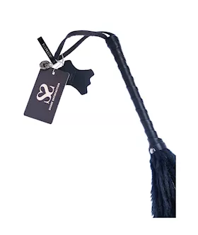 Bound X Faux Fur Flogger With Lambskin Handle