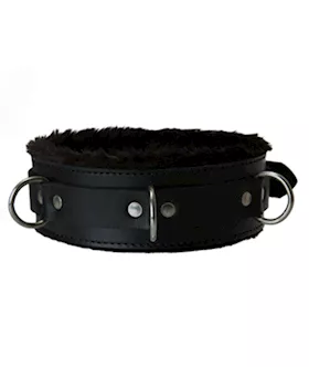 Strict Leather Premium Fur Lined Locking Collar