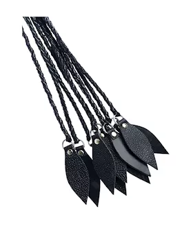 Bound X Leather Leaf Tip Cat O Nine Tails