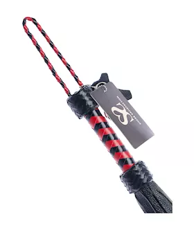 Bound X Textured Leather Flogger