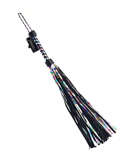 Bound X Rainbow Suede Flogger