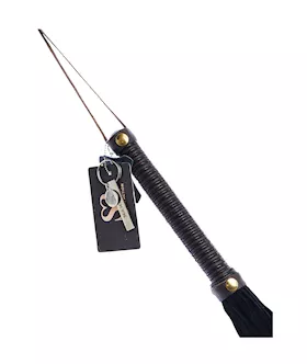 Bound X Suede Flogger With Cord Handle