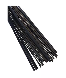 Bound X Saddle Leather Flogger With Tapered Metal Handle