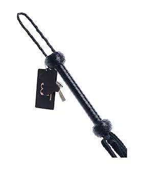 Bound X Braided Calf Leather Flogger