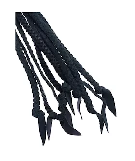 Bound X Braided Calf Leather Flogger