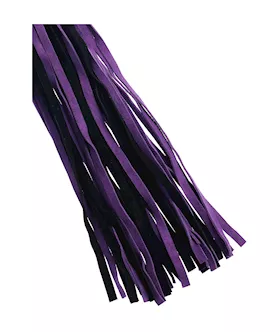 Bound X Suede Flogger With Wooden Handle