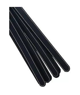 Bound X Saddle Leather Wide Tail Flogger