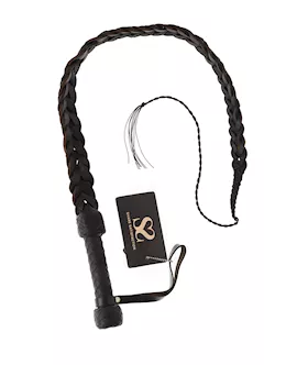 Bound X Heavy Duty Plaited Leather Whip