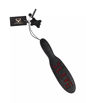 Bound X Leather Slave Paddle
