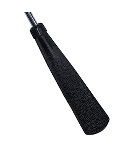 Bound X Textured Leather Paddle With Metal Handle