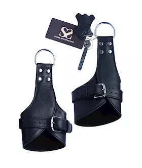 Bound X Leather Suspension Wrist Cuffs