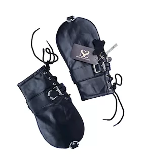 Bound X Calfskin Restraint Mittens