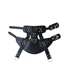 Bound X Leather Suspension Ankle Cuffs
