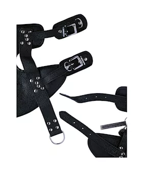 Bound X Leather Suspension Ankle Cuffs