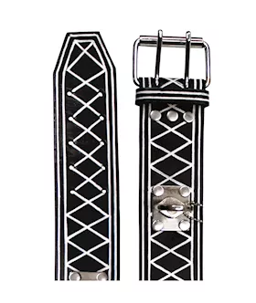 Bound X Painted Saddle Leather Cuffs