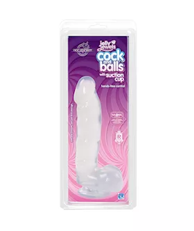 Jelly Jewels Cock With Suction Cup Dildo